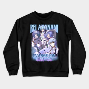 Bootleg Anime Evangelion Rei Ayanami unit - 00 Crewneck Sweatshirt